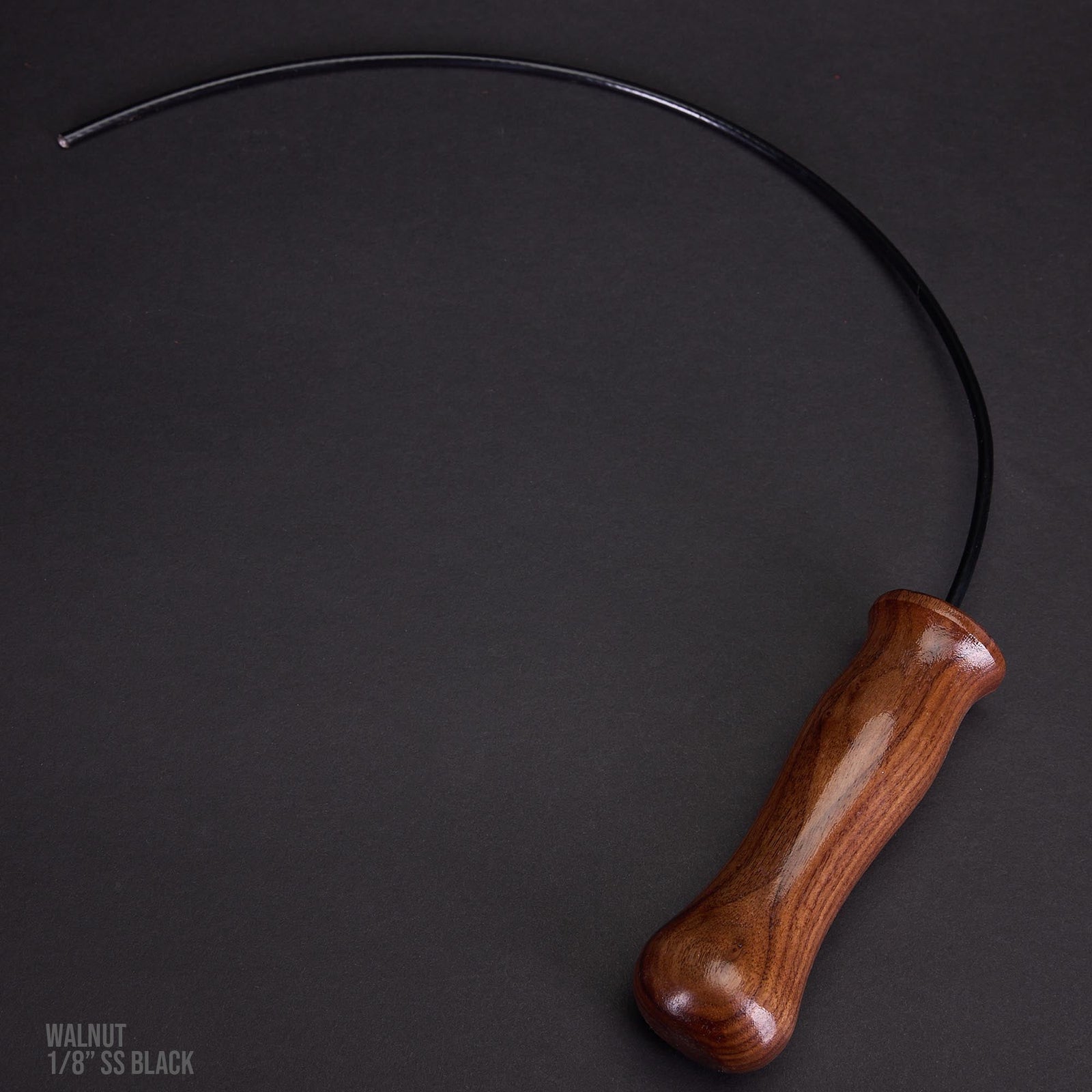 Walnut Extreme BDSM Slasher Whip | Handmade Vegan BDSM by LVX Supply