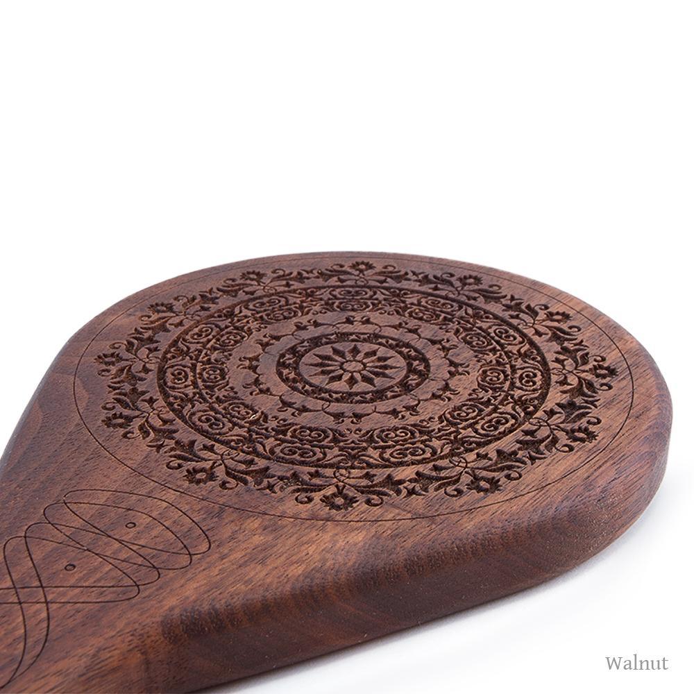 Walnut Floral Spanking Paddle