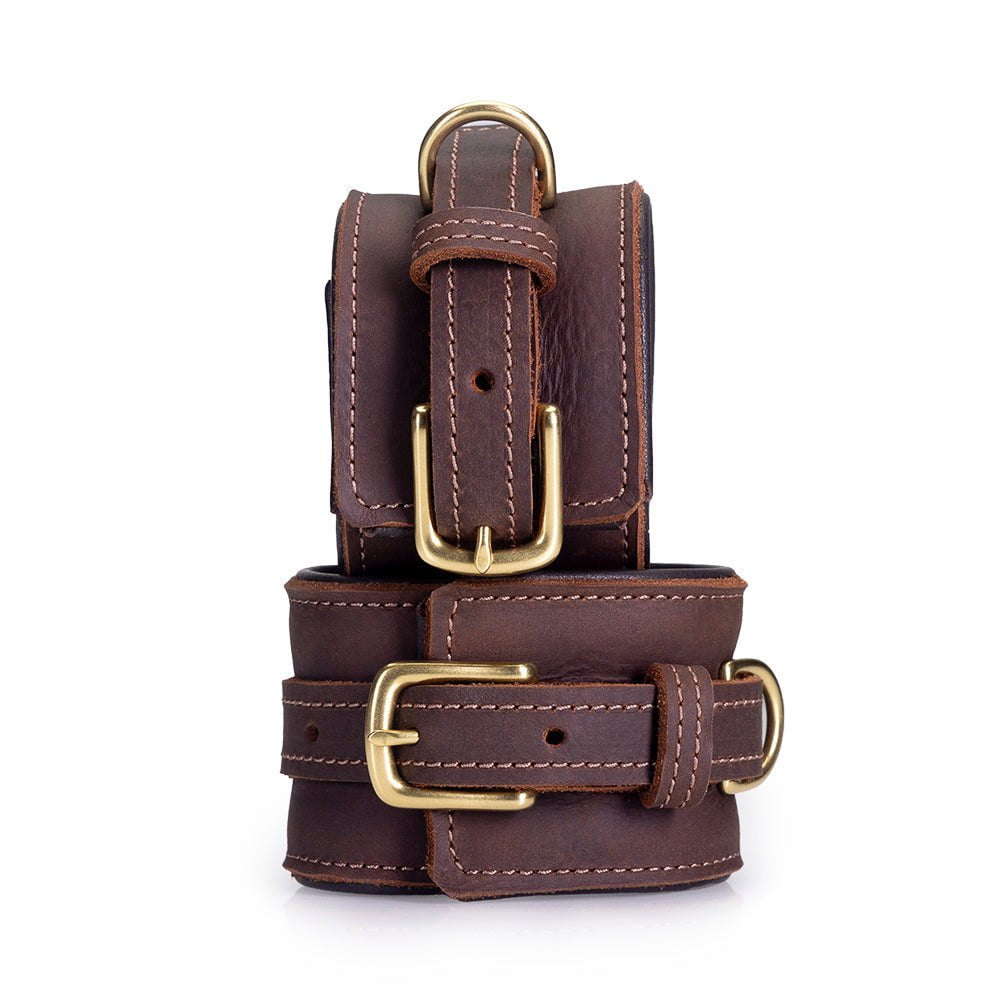 Padded Leather Bondage Cuffs | Luxury BDSM | LVX Supply & Co.