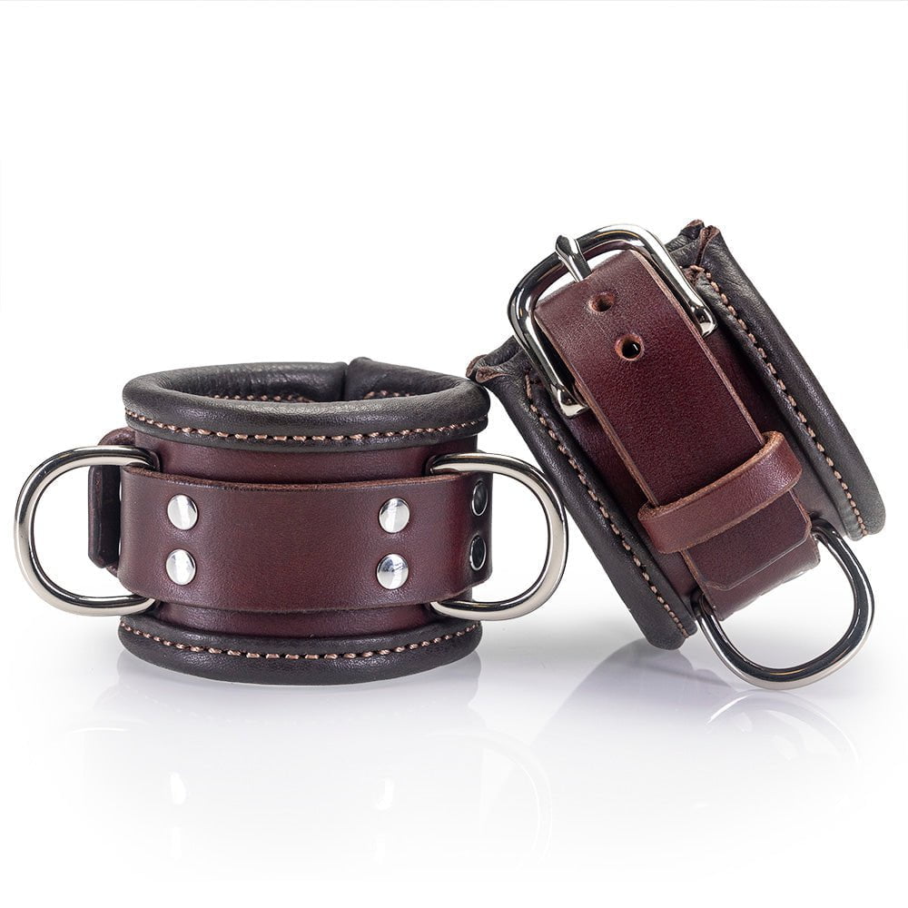 Collar & Cuffs Bondage Set | Leather BDSM | LVX Supply & Co.