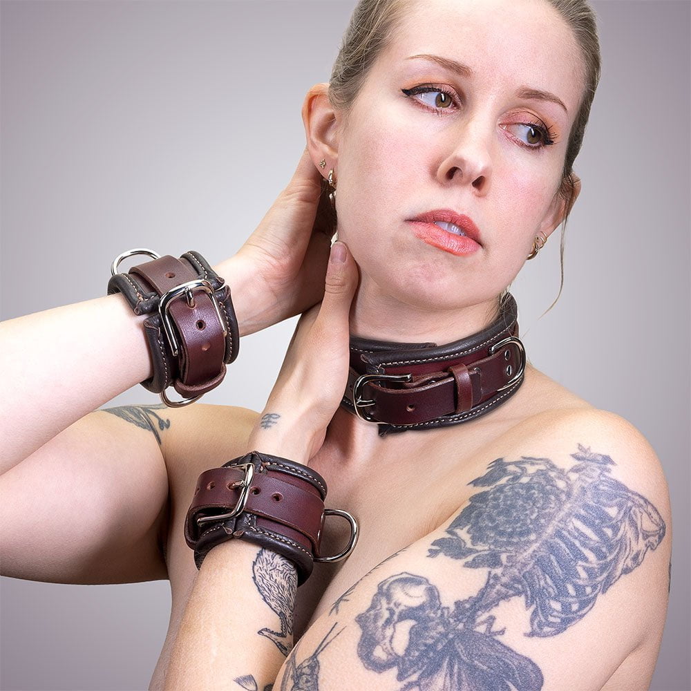 Classic Padded Leather BDSM Set | Complete Bondage Set from LVX Supply