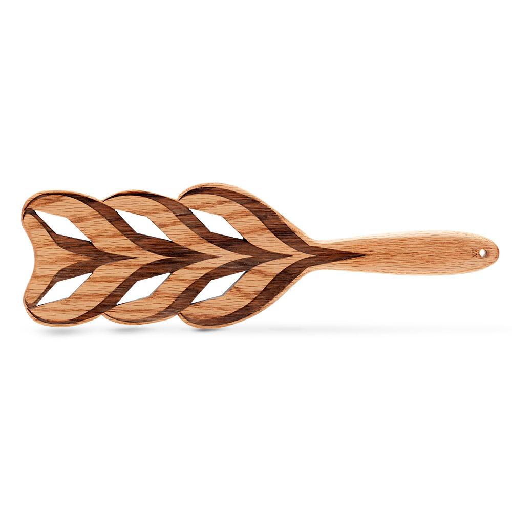 Oak (Natural) Braid Spanking Paddle | Premium Handmade BDSM Paddles by LVX Supply