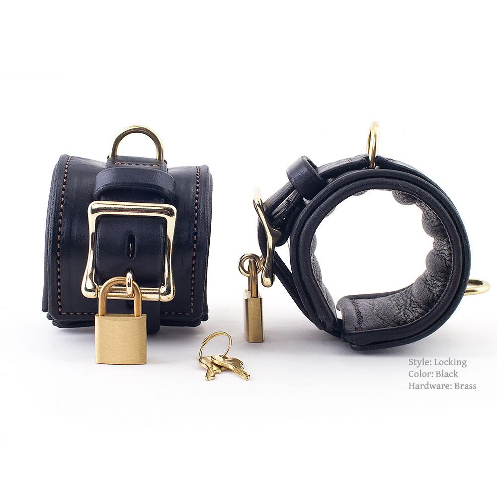 Heavy Duty Padded Locking Cuffs