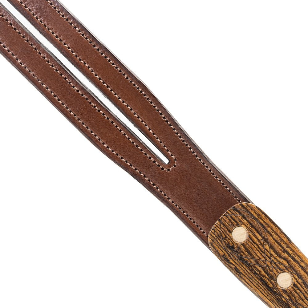 Split & Stitched Leather Tawse Paddle