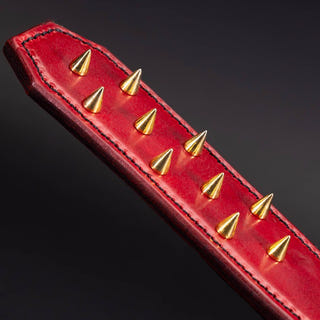 Studded Leather Spanking Paddle | BDSM Paddles by LVX Supply
