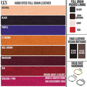 Padded Leather Bondage Cuffs | Luxury BDSM | LVX Supply & Co.