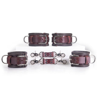 Heavy Duty BDSM HogTie Set | Luxury Leather Bondage | LVX Supply & Co.