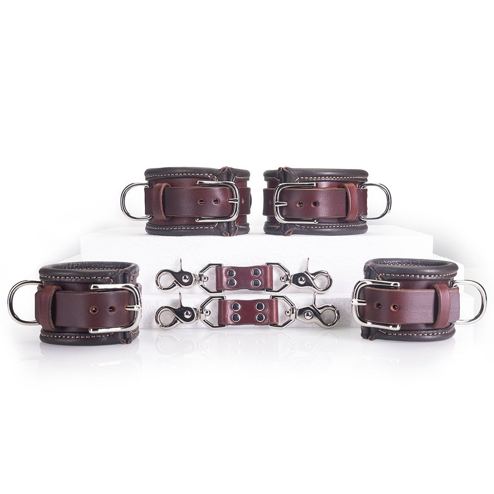Heavy Duty BDSM HogTie Set | Luxury Leather Bondage | LVX Supply &amp; Co.
