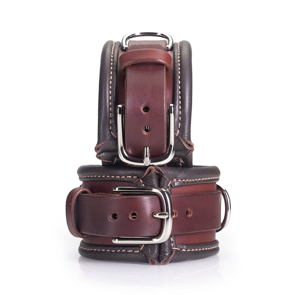 BDSM Thigh Harness &amp; Cuffs | Leather Bondage | LVX Supply &amp; Co