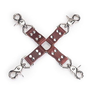 Heavy Duty BDSM HogTie Set | Luxury Leather Bondage | LVX Supply & Co.