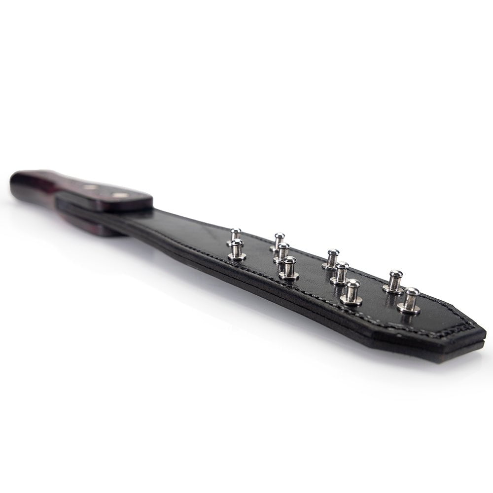 Studded Leather Spanking Paddle | BDSM Paddles by LVX Supply