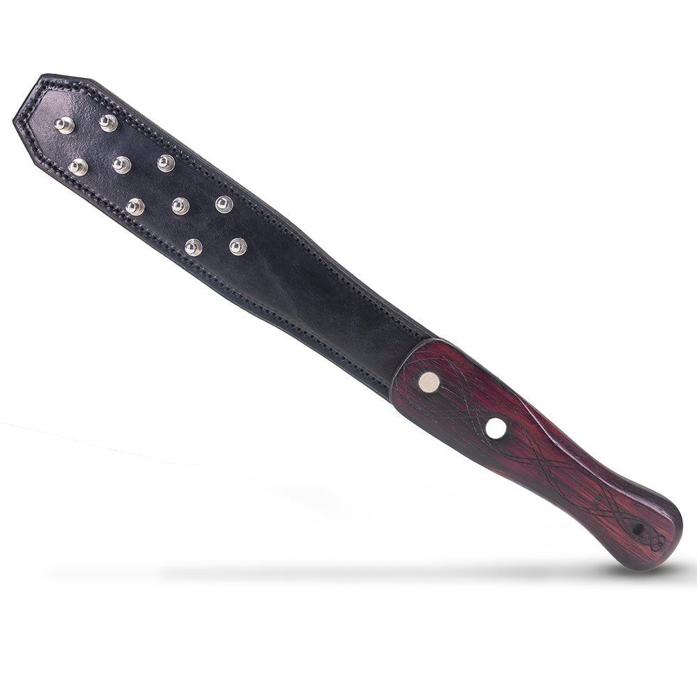 Studded Leather Spanking Paddle | BDSM Paddles by LVX Supply