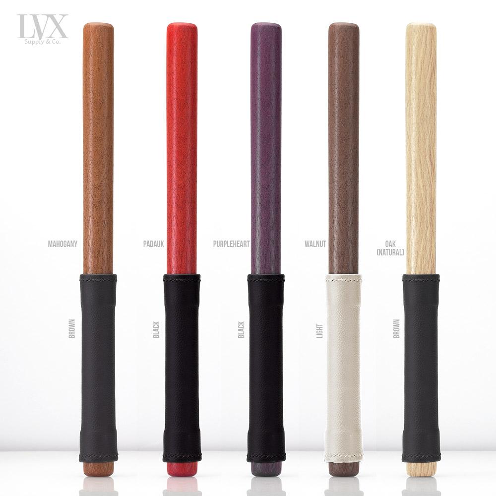 Mahogany Short Thuddy Spanking Cane | Handcrafted Wooden Canes by LVX Supply