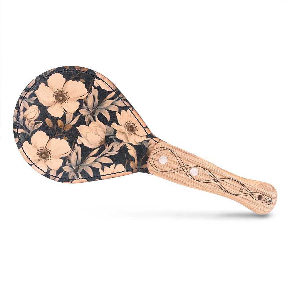 Floral Design Leather BDSM Paddle | Spanking by LVX Supply &amp; Co