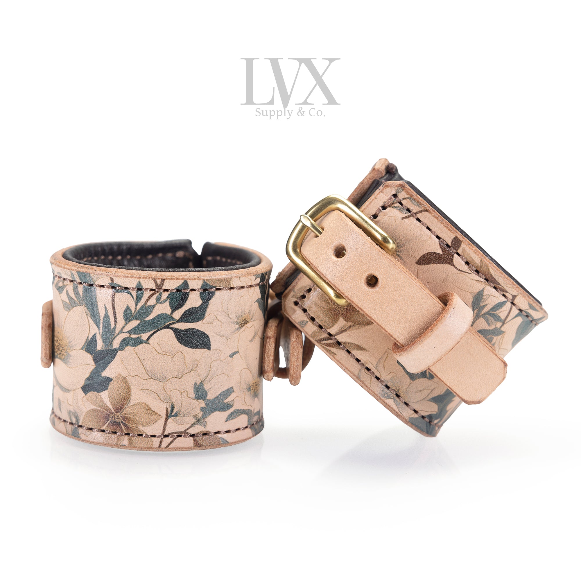 Padded Leather Bondage Cuffs | Luxury BDSM | LVX Supply & Co.