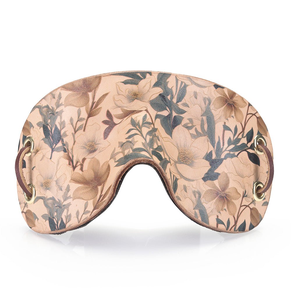 Hand Molded Leather BDSM Mask | Bondage Blindfold | LVX Supply & Co