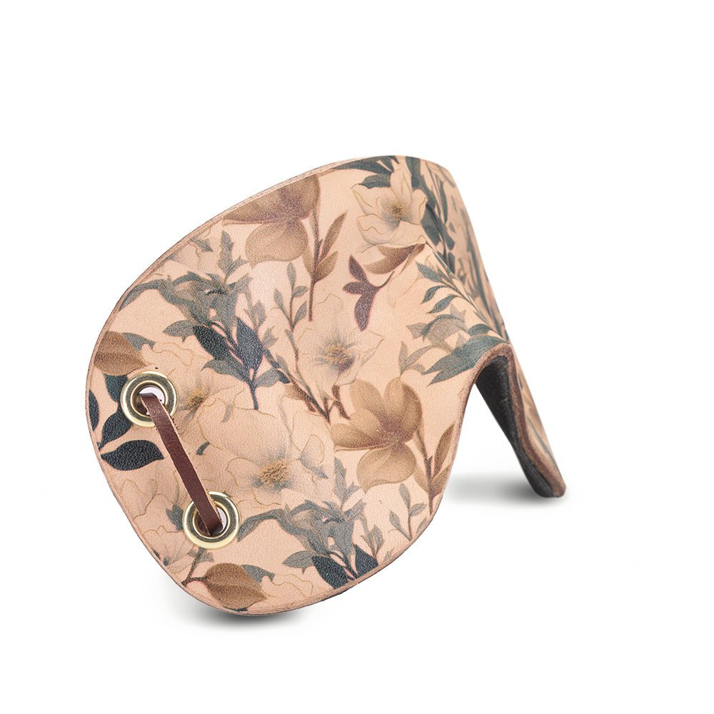 Hand Molded Leather BDSM Mask | Bondage Blindfold | LVX Supply & Co