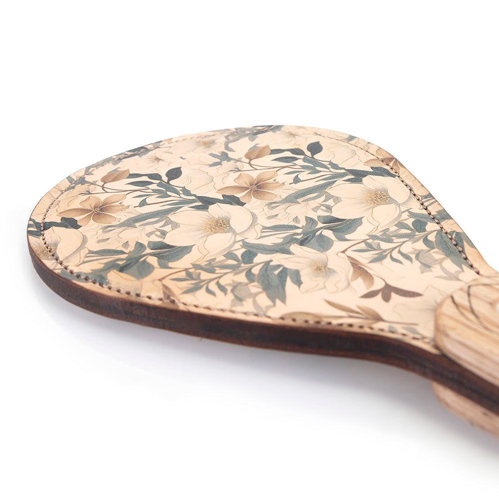 Floral Design Leather BDSM Paddle | Spanking by LVX Supply & Co