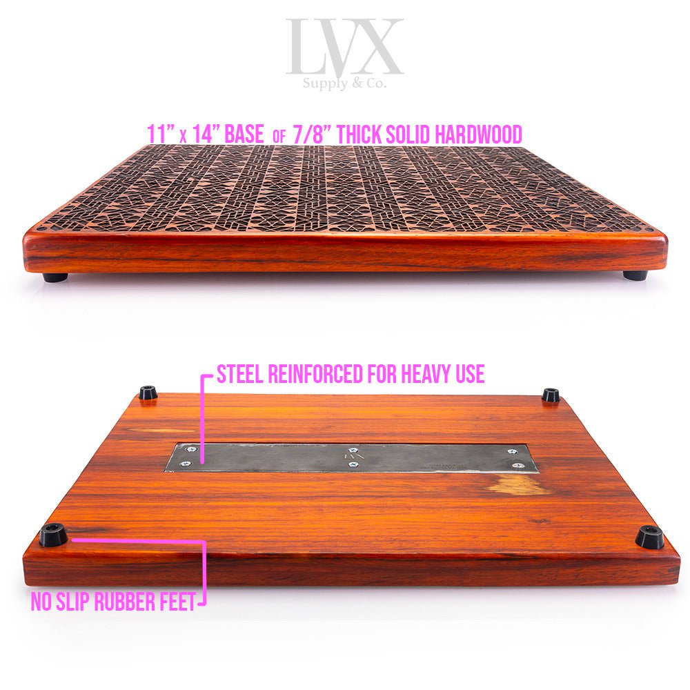 Ishidaki Kneeling Board w/ Byzantine Pattern | Custom BDSM LVX Supply