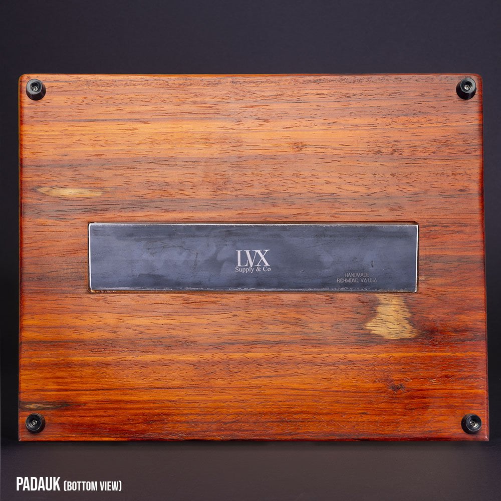 Padauk Ishidaki Kneeling Board w/ Byzantine Pattern | Custom BDSM LVX Supply