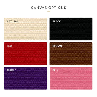 Canvas Options for LVX Supply handmade BDSM bondage pieces