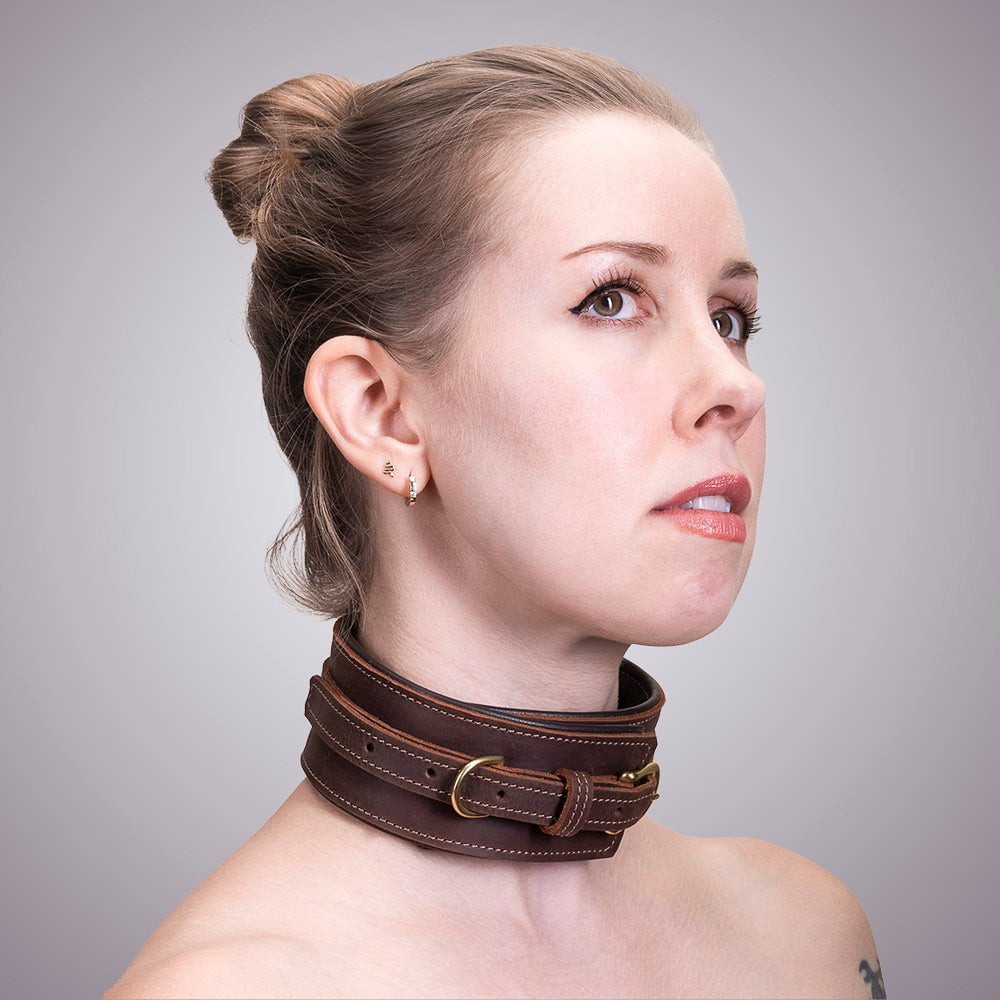 Collar & Cuffs Bondage Set | Leather BDSM | LVX Supply & Co.