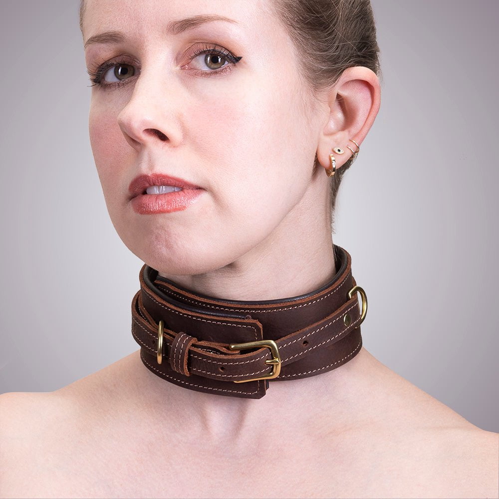 Collar & Cuffs Bondage Set | Leather BDSM | LVX Supply & Co.