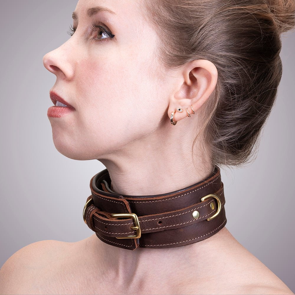 Collar & Cuffs Bondage Set | Leather BDSM | LVX Supply & Co.