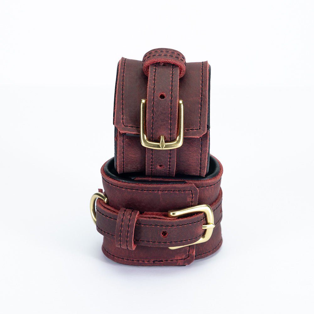 Soft Leather Bondage Cuffs | Luxury BDSM | LVX Supply &amp; Co.