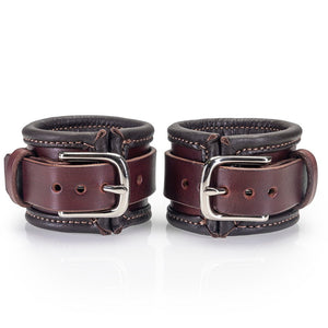 Padded Leather Bondage Cuffs | Luxury BDSM | LVX Supply & Co.