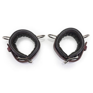 Collar & Cuffs Bondage Set | Leather BDSM | LVX Supply & Co.