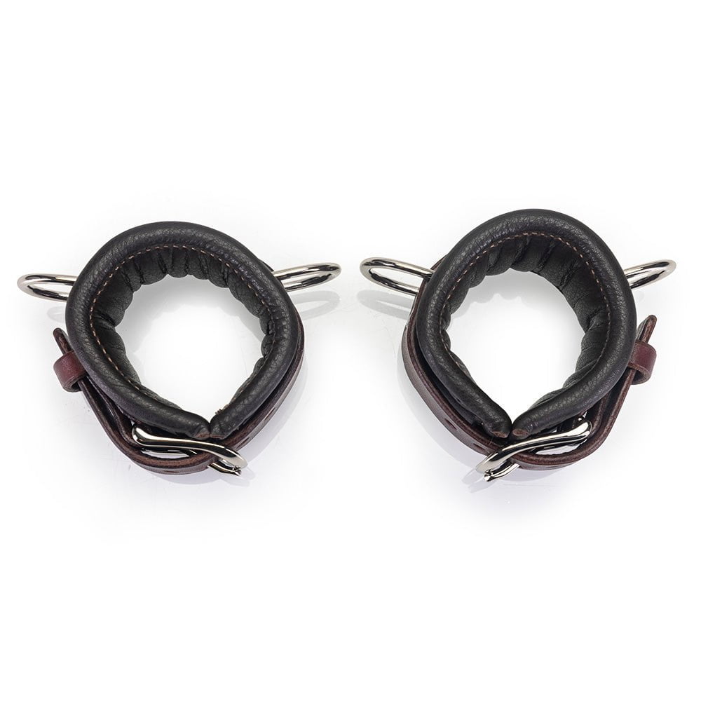 Collar & Cuffs Bondage Set | Leather BDSM | LVX Supply & Co.