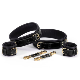 Classic Padded Leather BDSM Set | Complete Bondage Set from LVX Supply