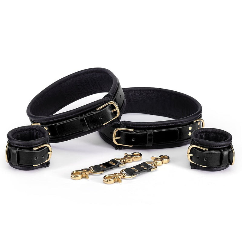 Classic Padded Leather BDSM Set | Complete Bondage Set from LVX Supply