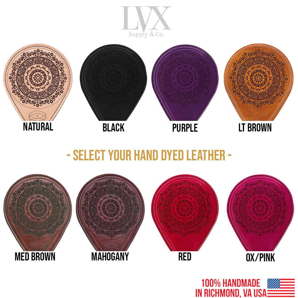 Floral Design Leather BDSM Paddle | Spanking by LVX Supply & Co