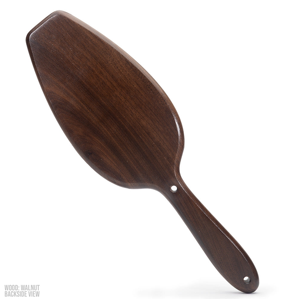 Classic Wood &amp; Leather Inlay Paddle