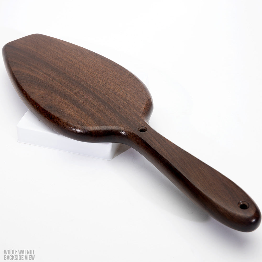 Classic Wood &amp; Leather Inlay Paddle
