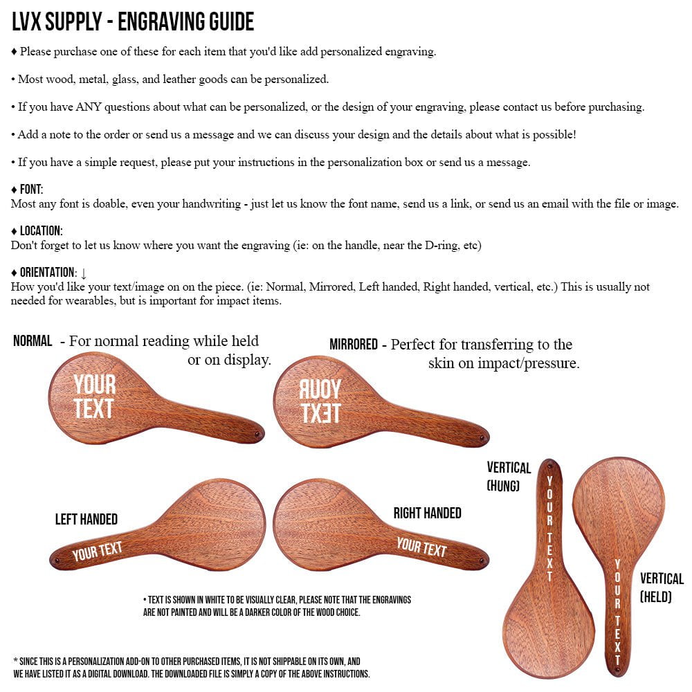 Personalized Engraving