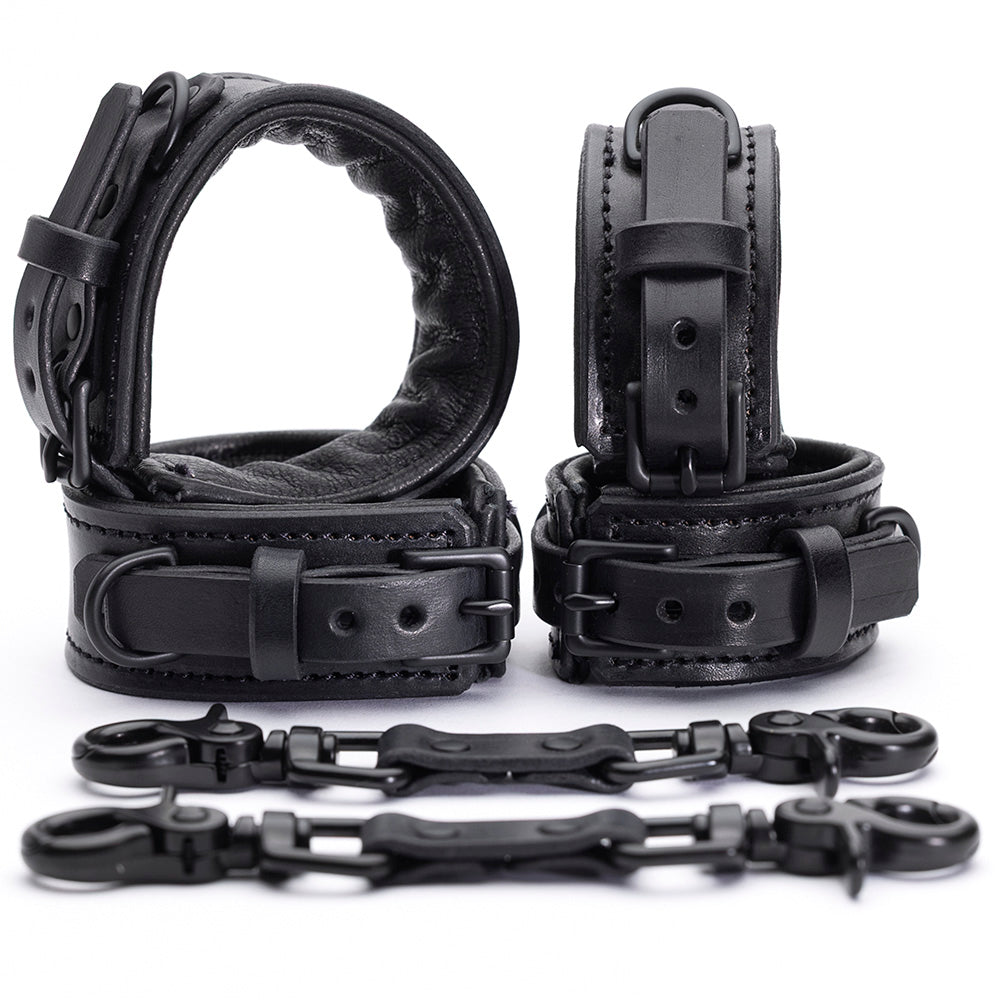 Midnight Padded Collar & Cuffs Set [Slim]