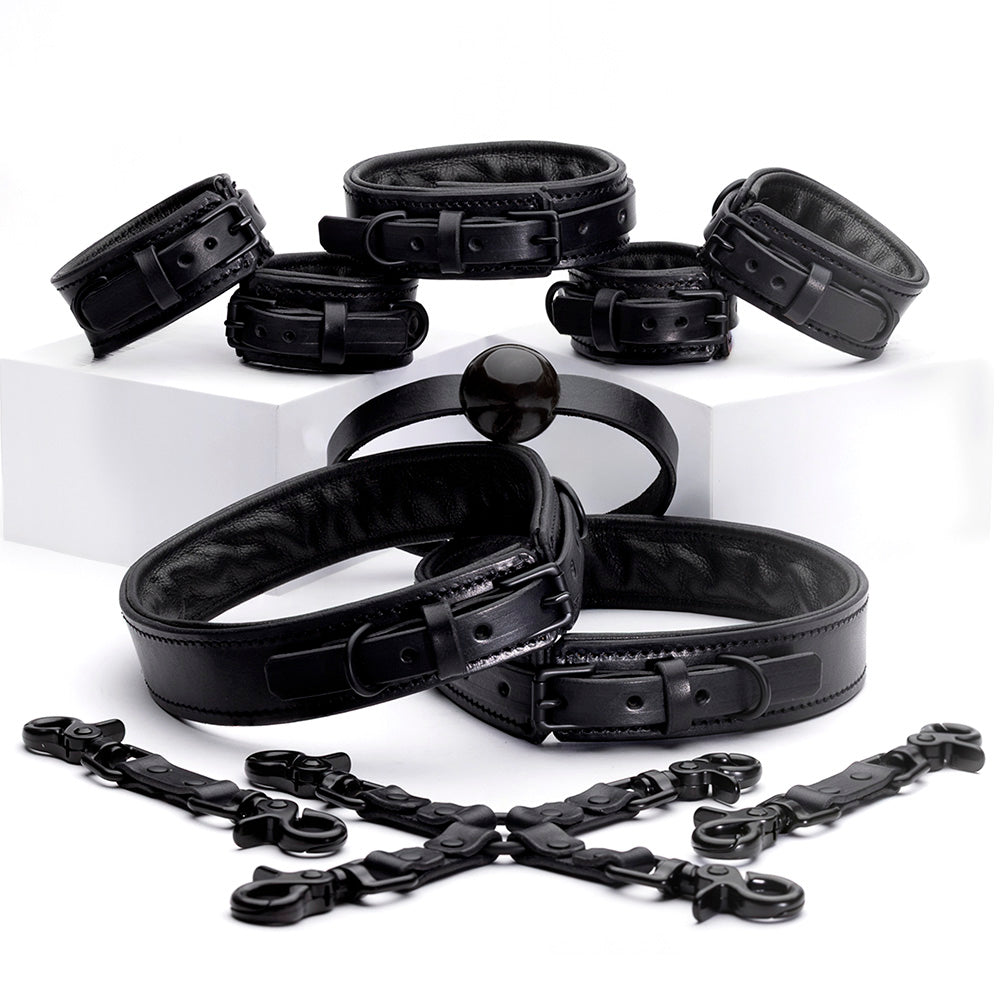 Complete Midnight Padded BDSM Set [Slim]