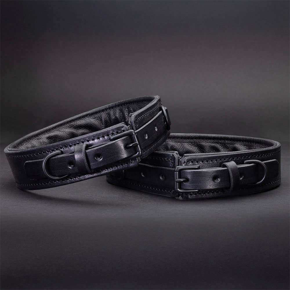 Midnight Padded Thigh Harness &amp; Cuffs [Slim]