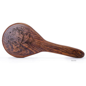 Oak (Kona) Peony Spanking Paddle | Wooden Paddle | BDSM Impact by LVX Supply & Co