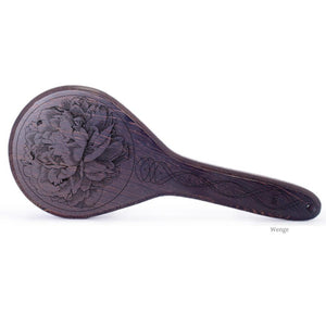 Oak (Kona) Peony Spanking Paddle | Wooden Paddle | BDSM Impact by LVX Supply & Co