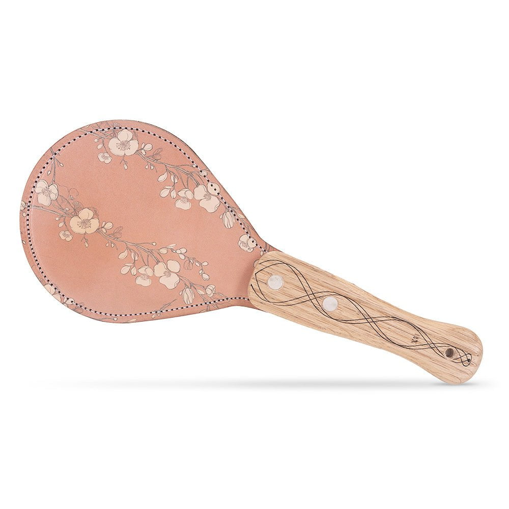 Floral Design Leather BDSM Paddle | Spanking by LVX Supply &amp; Co