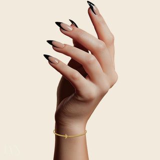 Diagram showing location to take wrist measurement for LVX Supply products