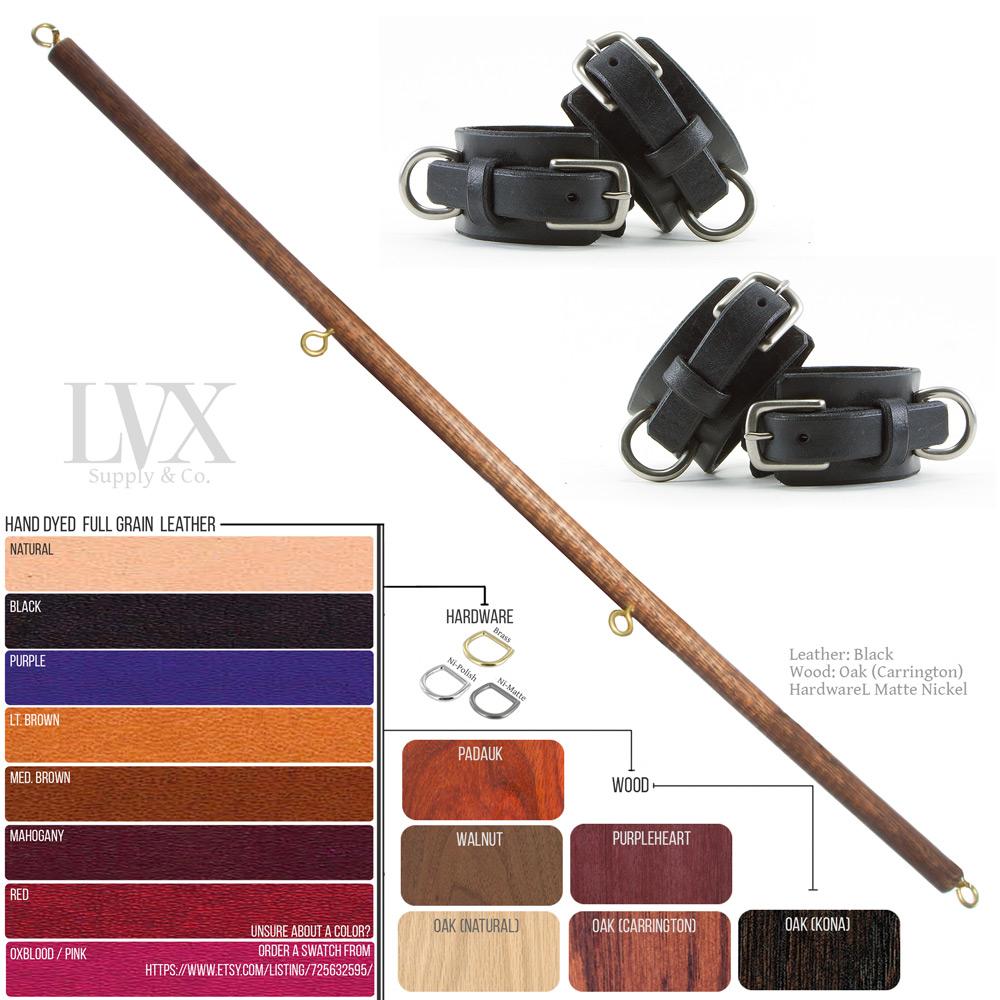 Classic 4-Point Spreader Bar SET [Suede-Lined]