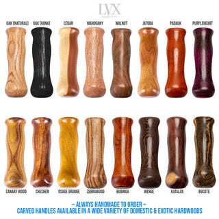 Natural Horse Hair Flogger in Ergo Carved Handle | LVX Supply & Co.