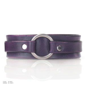 Classic O-Ring Day Collar [Suede-Lined]