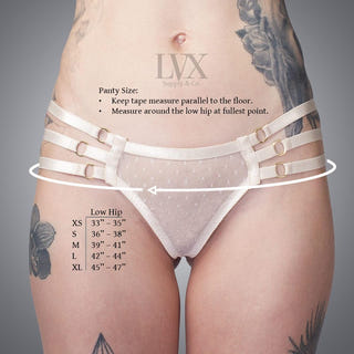 Aura Thong Panty | Handmade Lingerie by LVX Supply