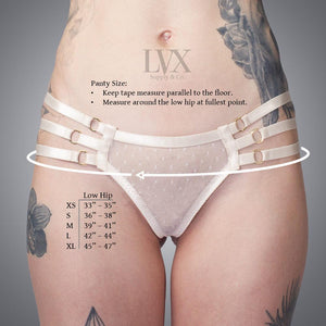 Aura Thong Panty | Handmade Lingerie by LVX Supply